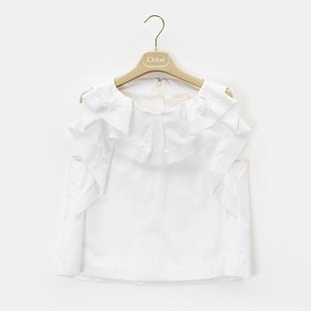 Chloé, a cotton top, size 36.