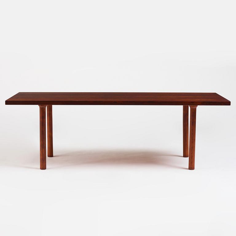 Hans J. Wegner, a palisander sofa table, 'AT-12', Andreas Tuck, Denmark 1950-60s.