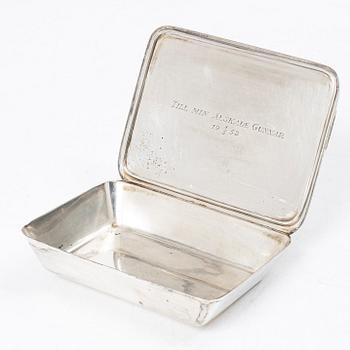Åke Strömdahl, Ashtray, sterling silver, Hugo Strömdahl, Stockholm 1951.