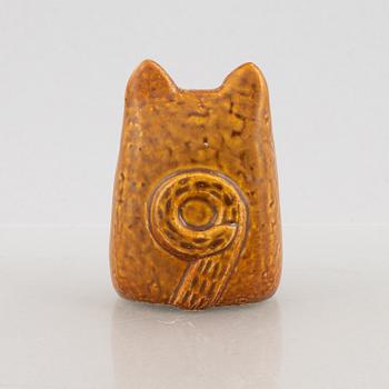 Lisa Larson, a 'Liten katt' stoneware figurine, special edition, Gustavsberg 1965.