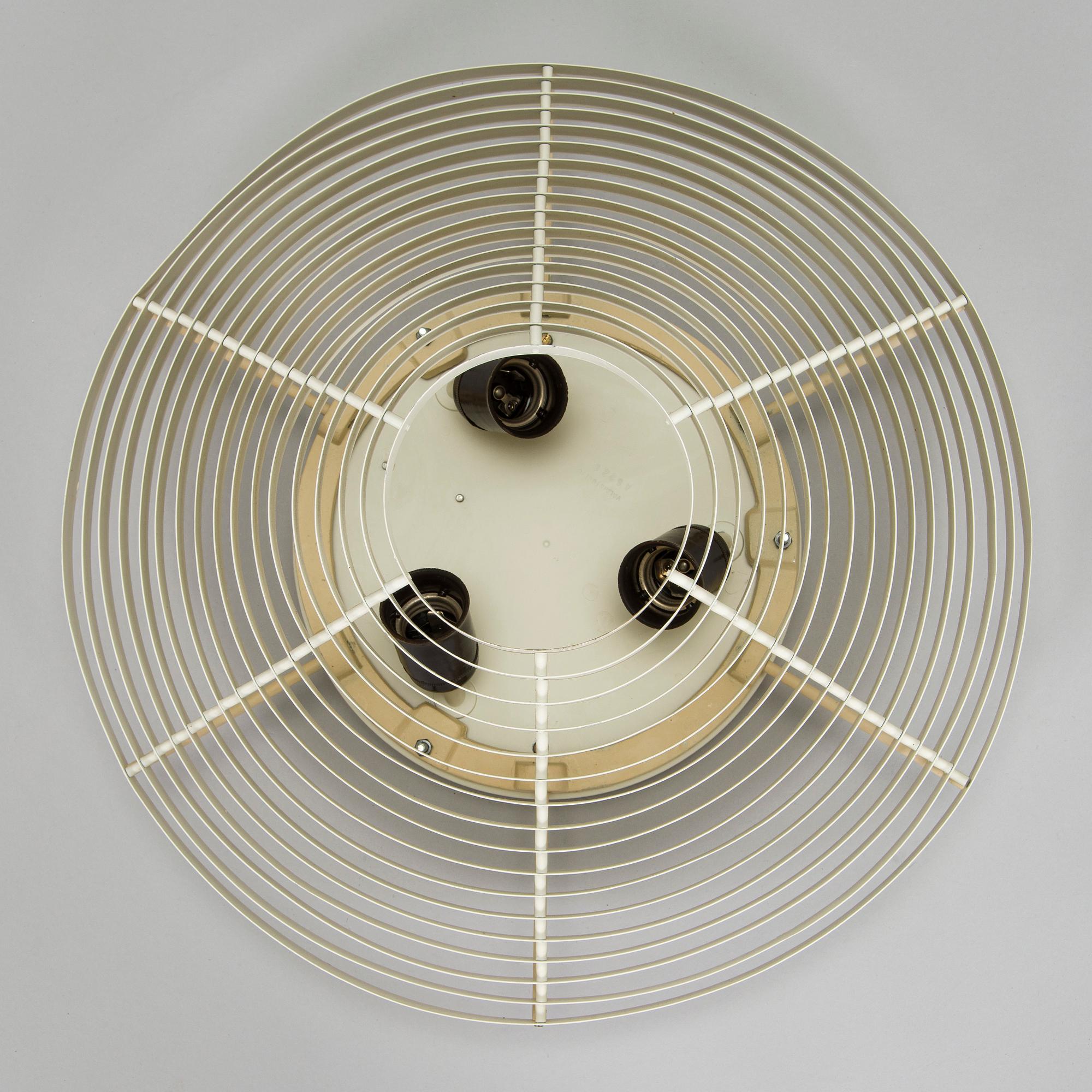 Alvar Aalto, kattovalaisin, malli A622B. Valaistustyö.