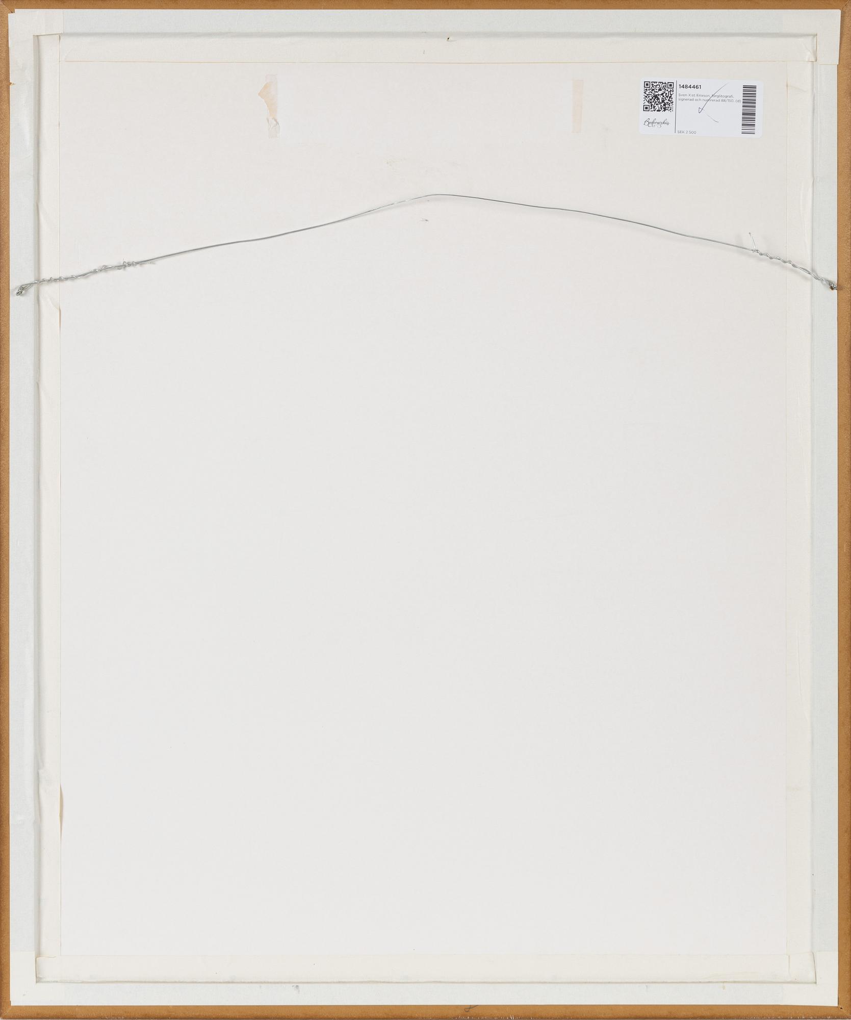 Sven X:et Erixson, litograph i colours, signed and numbered 88/150.