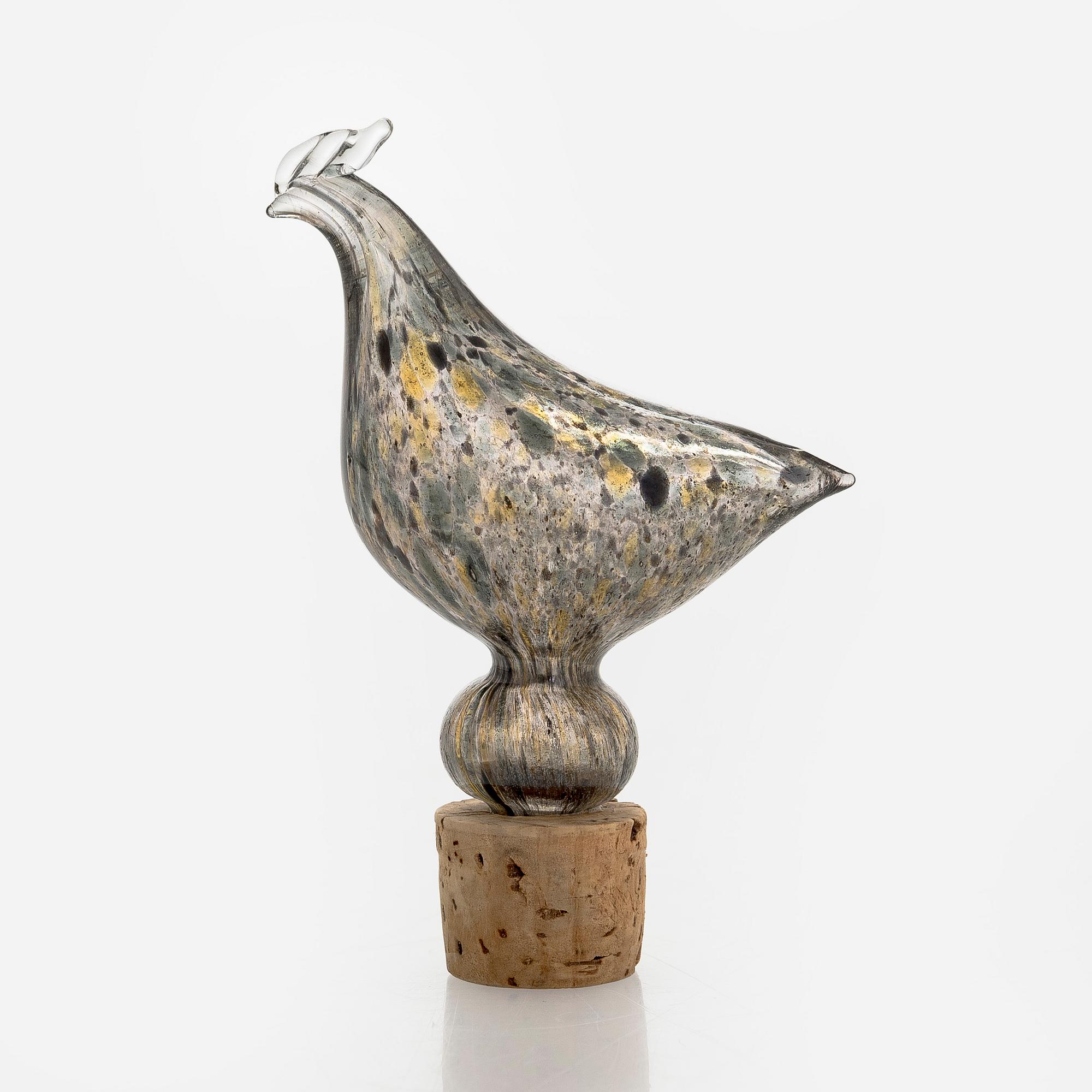 Kaj Franck, flaska, KF254, signerad K. Franck Nuutajärvi -61.