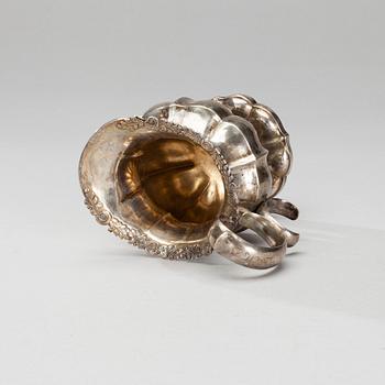 GRÄDDSNÄCKA, silver, Fredric Norring (1810-1847), Åbo. Vikt 128 g.