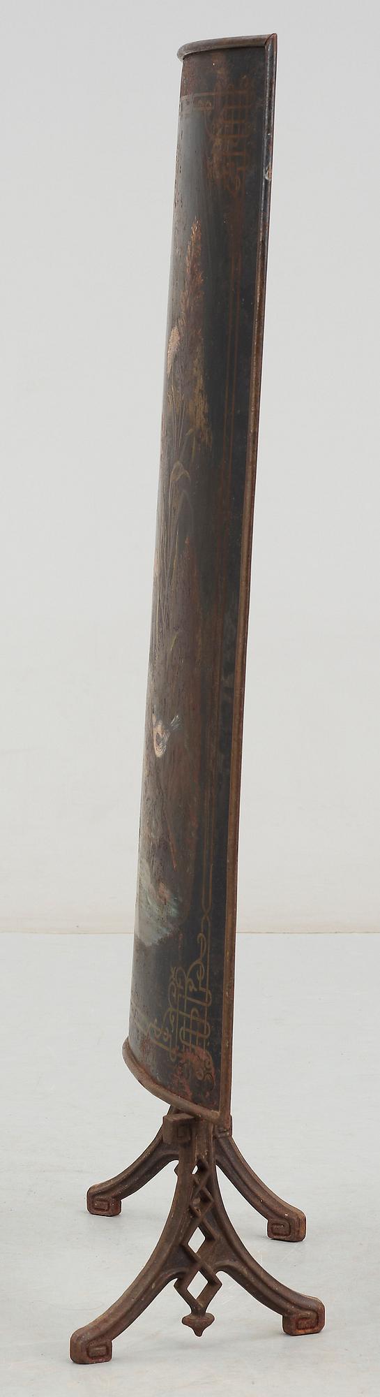 BRASSKÄRM, plåt, 1800-talets senare hälft.