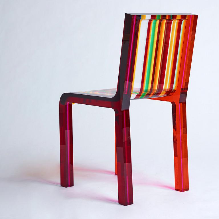 Patrick Norguet, a "Rainbow Chair" for Cappellini, post 2000.