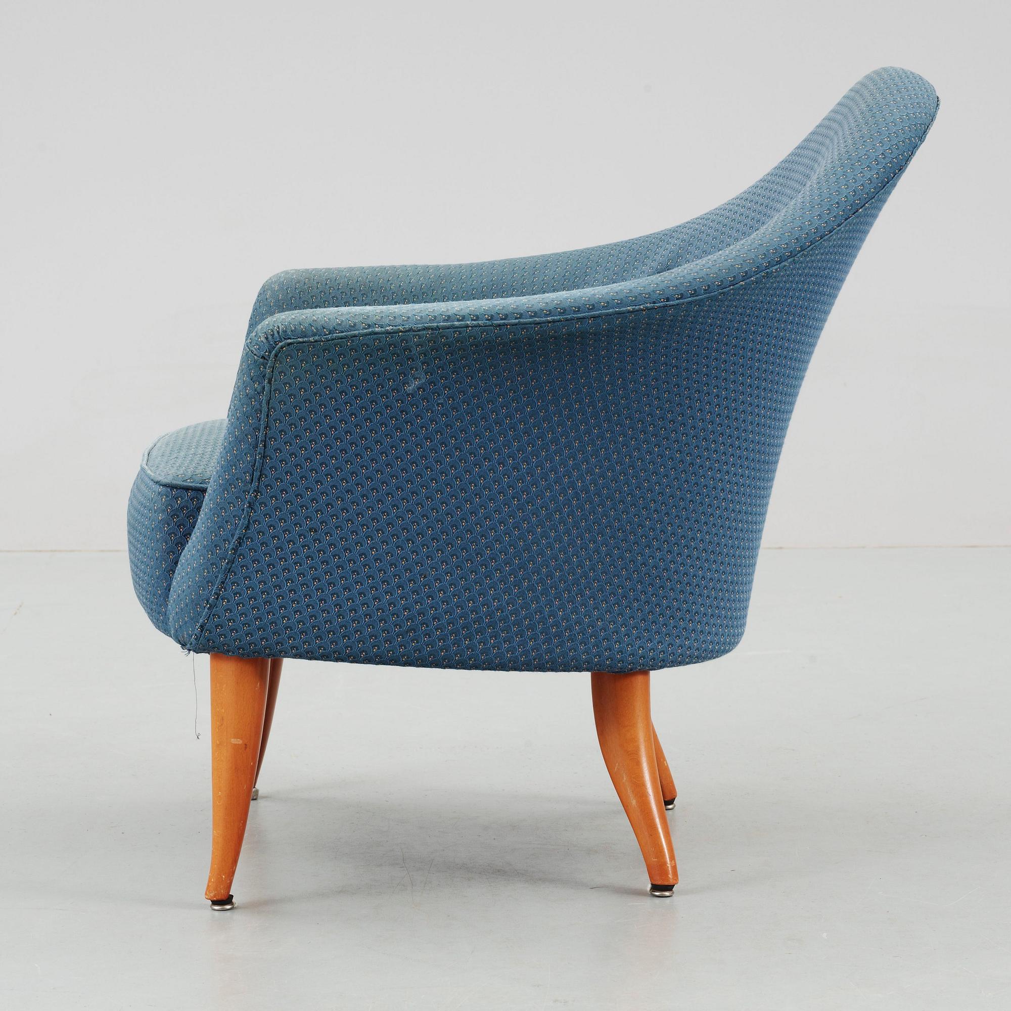 FÅTÖLJ, 1950-tal, Lilla Adam, NK.