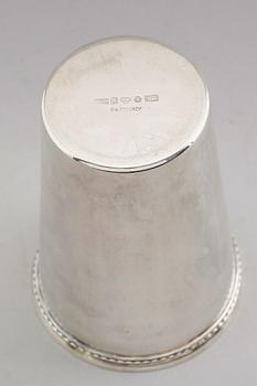 BÄGARE, silver, S A Gillgren, GAB, Stockholm 1970. Vikt ca 365 gram.