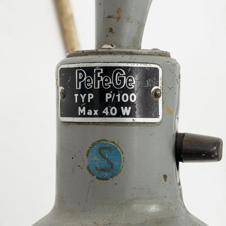 A pair of wall lights, PeFeGe, mid 20th Century.