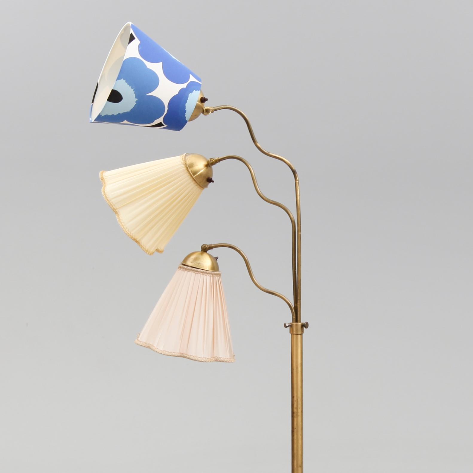 GOLVLAMPA, 1900-talets mitt.