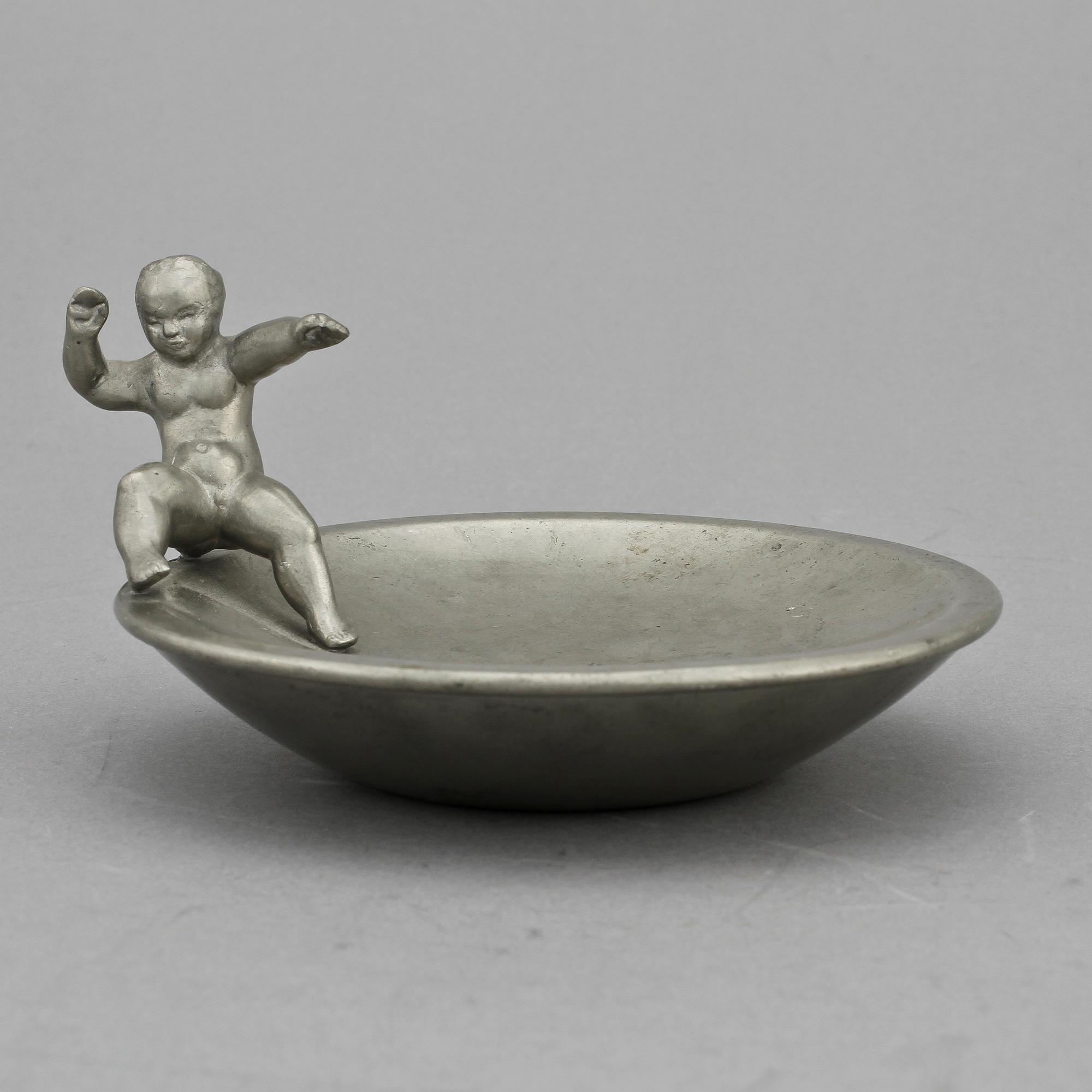 SKÅL, tenn, Firma svenskt tenn, 1932.