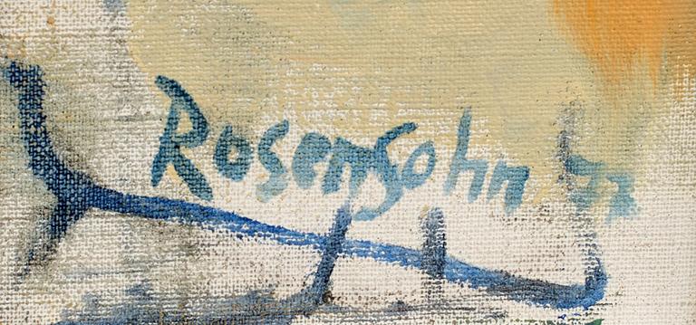 LENNART ROSENSOHN, oil on canvas. Signed.