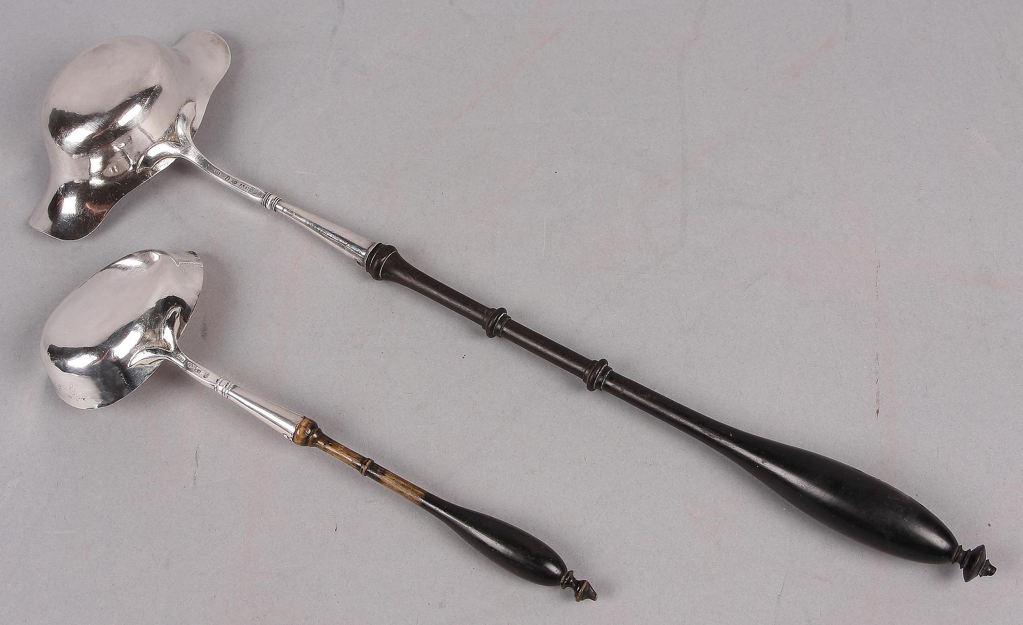 BÅLSLEV SAMT SÅSSLEV, silver, AF Hellman resp Sven Petter Dahlgren, Uppsala 1840 resp 1854.