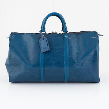 Louis Vuitton, weekendbag "Keepall Epi 50", 1989.