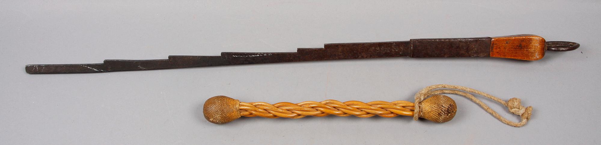 ALNSMÅTT, samt BATONG, 1736 resp 1800/1900-tal.