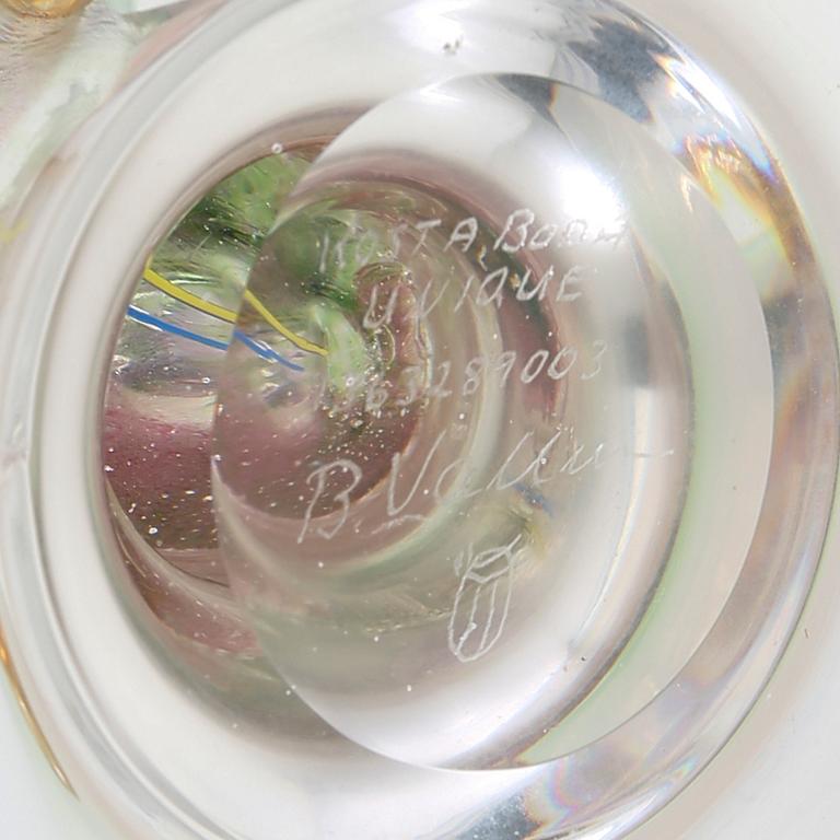 Bertil Vallien, skål på fot signerad Unique.