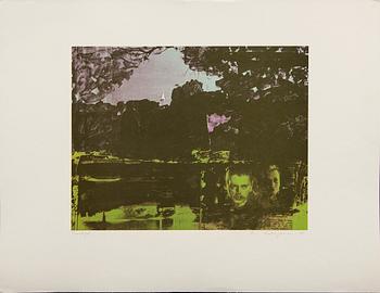 Ola Billgren, color lithograph, signed -81 trail print.