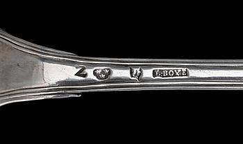 RAGUSKED, silver, Lars Boye, Stockholm, 1782. Vikt 164 g.