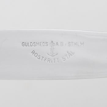 Gustaf Möllenborg, A silver cutlery, “Prins Fredrik”, Stockholm, including 1876 (24 pieces).