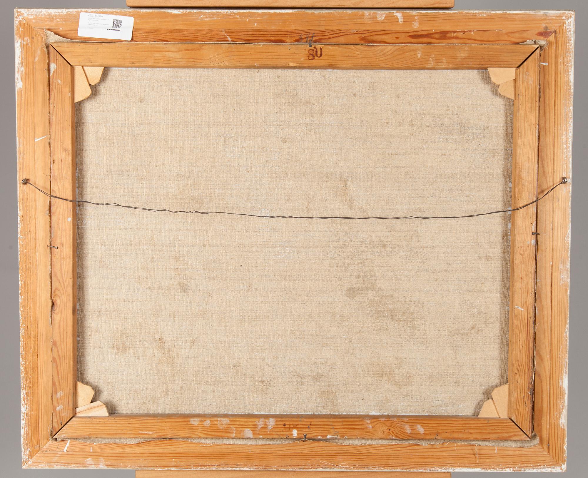 OLAVI AHLGREN, olja på duk, signerad.