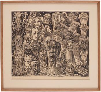 Eduard Wiiralt, "Põrgu" (Hell).