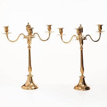 Candelabra, a pair, circa 1900.