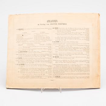 "Physikalischer schul-atlas by Dr Heinrich Berghaus. Utgiven verlag Justus Perthes 1850.