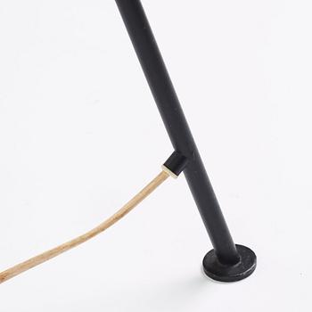 Greta Magnusson Grossman, a black lacquered 'G-33' / Grasshopper floor light, Bergboms, Malmö, Sweden 1950s.