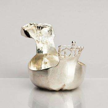 Lars Arby, a sterling silver drinking cup, Gothenburg, Sweden 1979.
