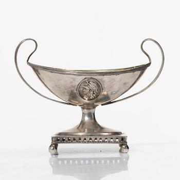 Gustaf Georg Rehnberg, saltkar, silver, sengustavianskt, Norrköping, verksam 1797-1823 (1826).