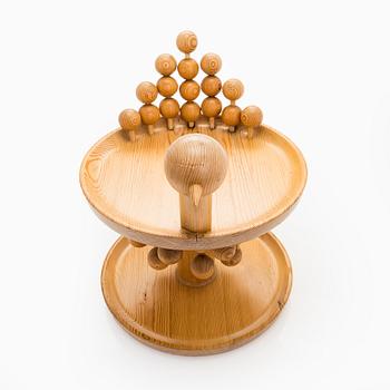 Kaija Aarikka, skulptur / våningsfat, Aarikka, 1970-luku.