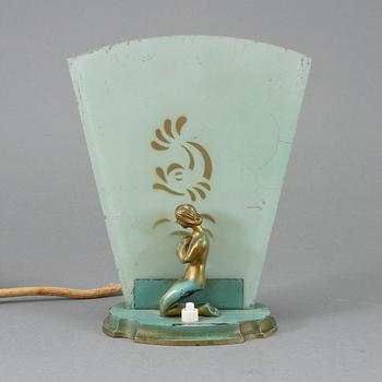 BORDSLAMPA, Stjärnmetall, 1930-tal.