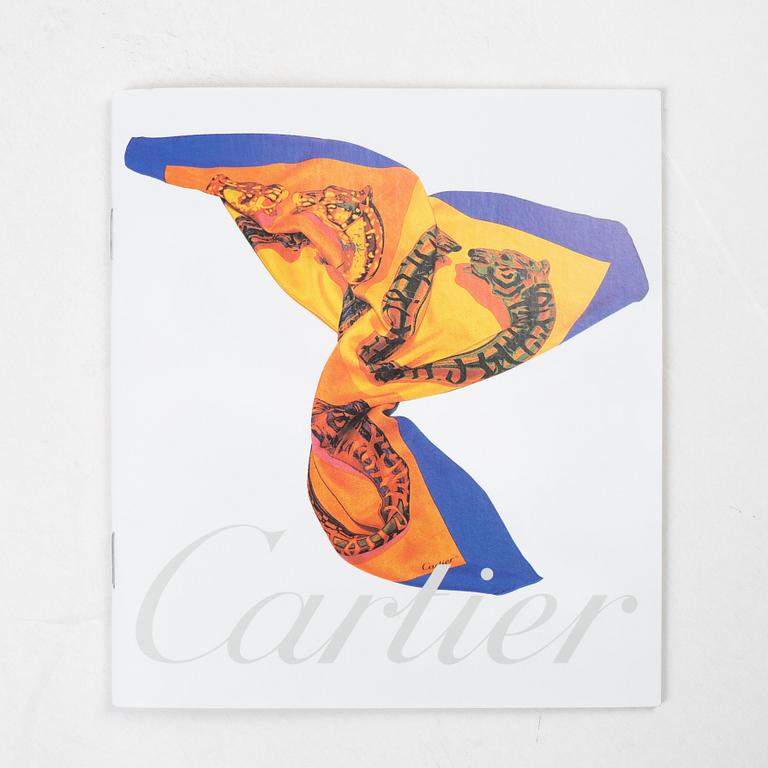 Cartier, a twill silk scarf.