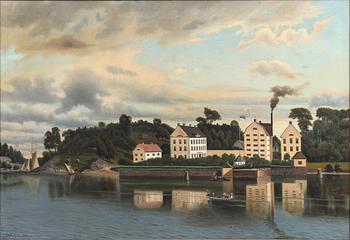 Carl August Fahlgren, "Hornsbergs sockerfabrik, Stockholm".