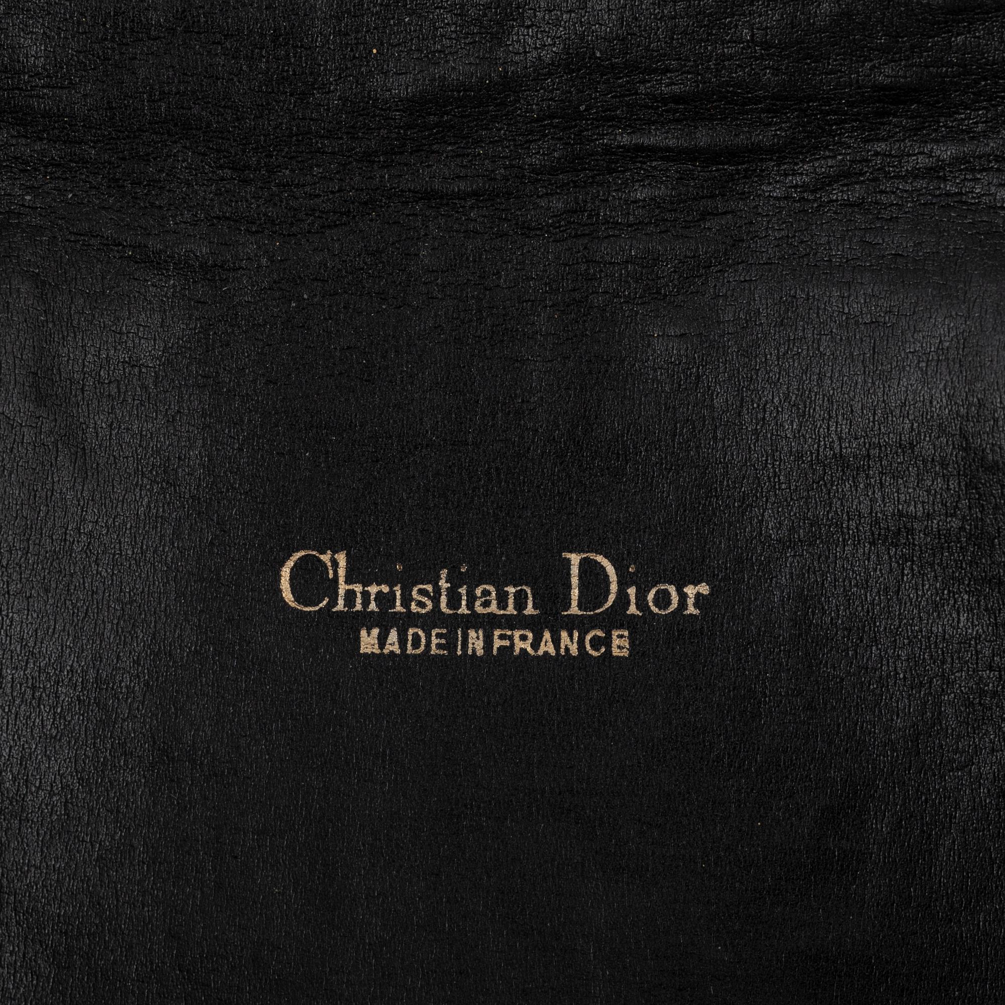 Christian Dior, väskor, 2 st, weekendbag samt clutch, vintage.