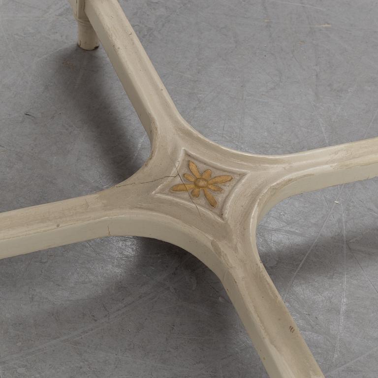 A Gustavian style table, early 20th century.