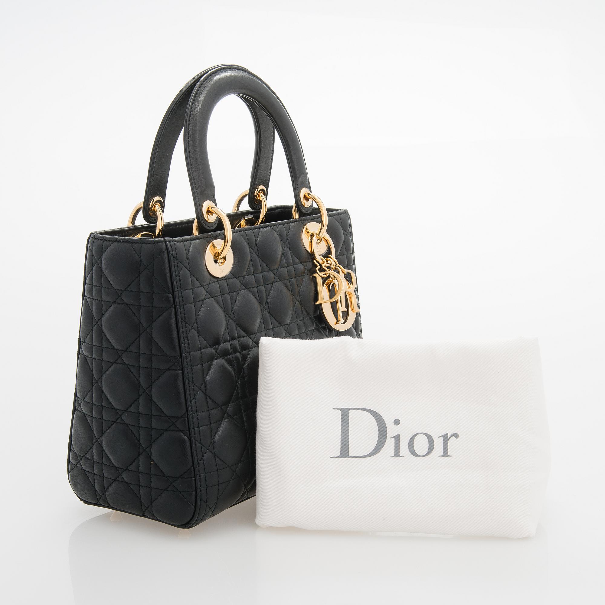 Christian Dior, "Lady Dior medium", väska.