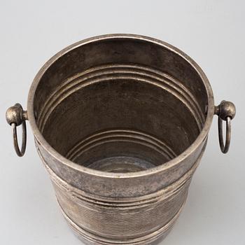 A first half of the 20th century silver plated champagne cooler.