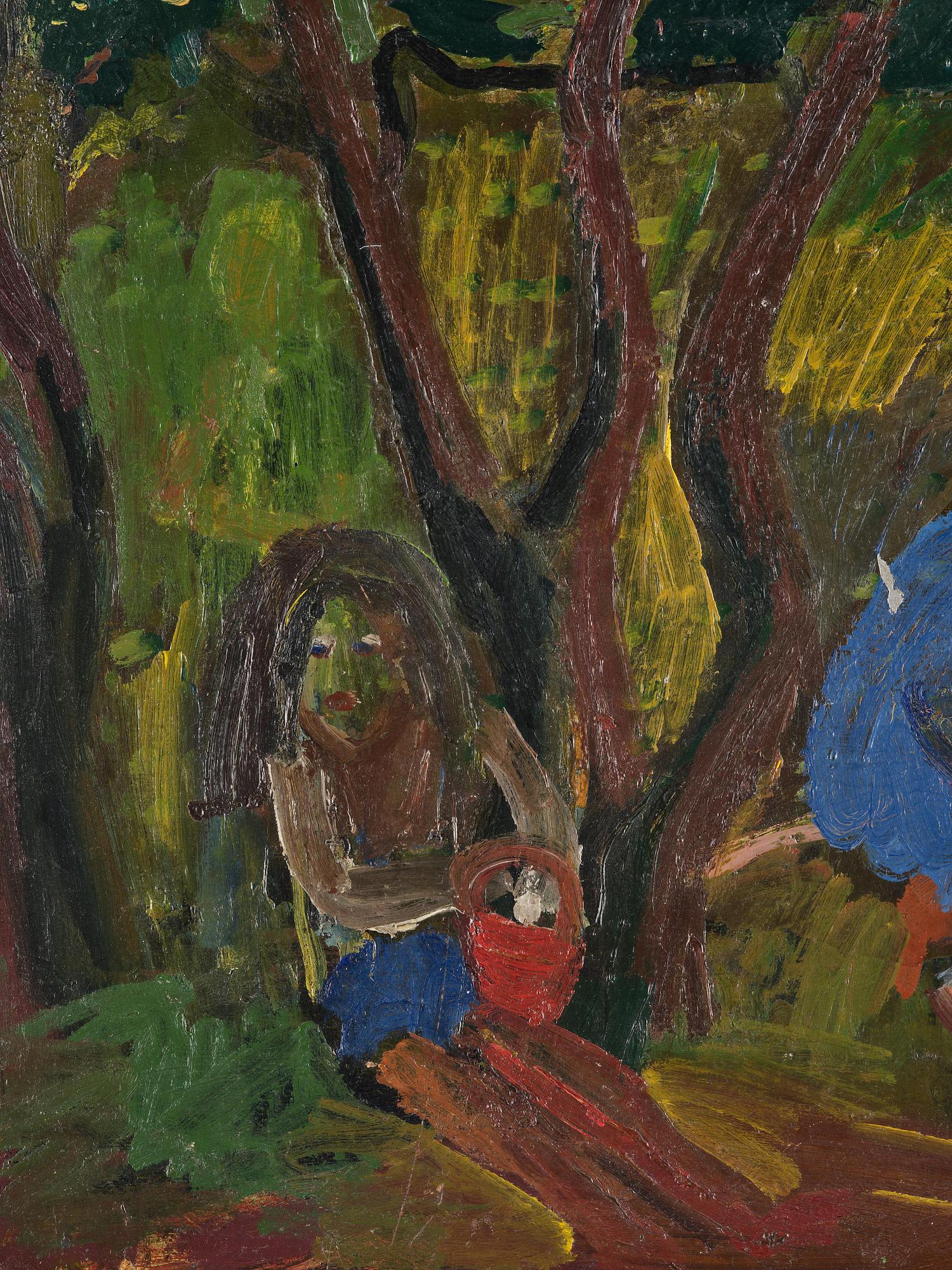 Sven X:et Erixson, In the garden.