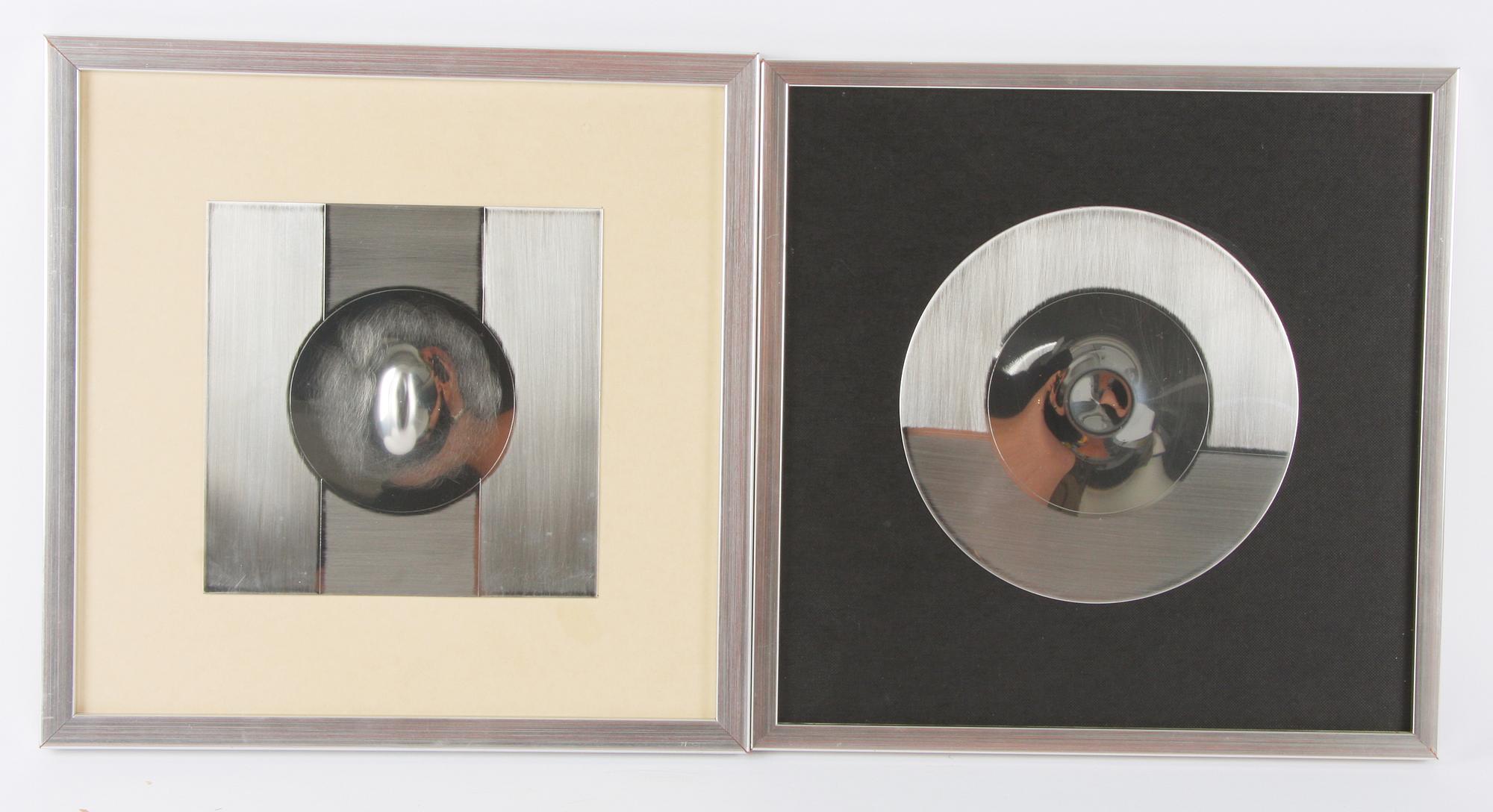 HUBER, ALEXIUS, blandteknik, 2 st, sign o dat -79, numr 220/250; 189/250.