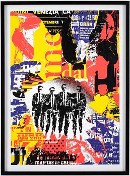 Marcel Strüwer · MARCEL STRÜWER, färgserigrafi, "Incident in Spain", signerat, numrerad 346/350.