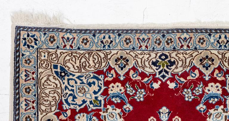 Matta, orientalisk, silkeinslag, 250 x 87 cm.