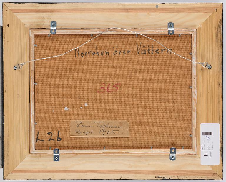 Erik Tryggelin, "Norrsken över Vättern".