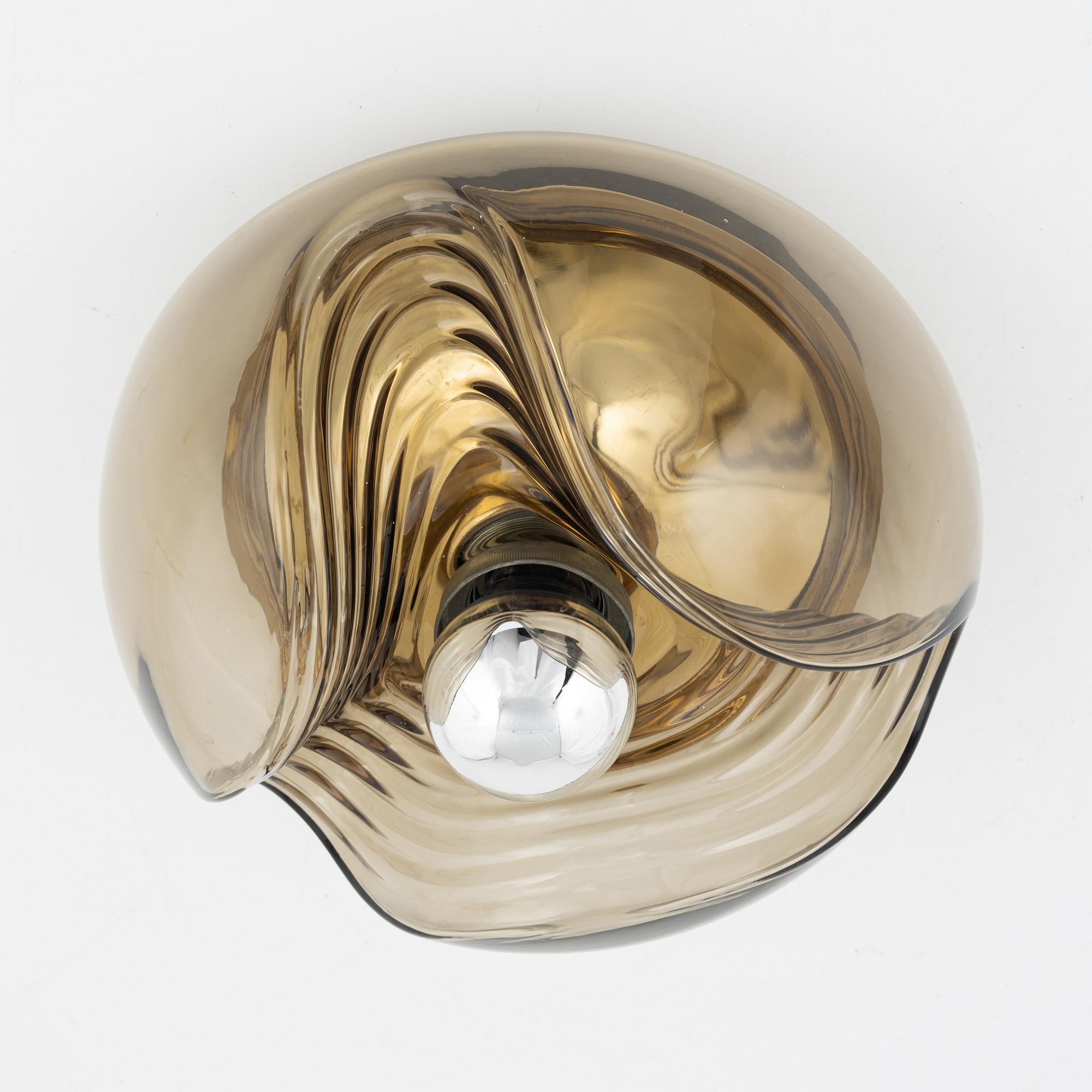 Wave glass sconce cheap