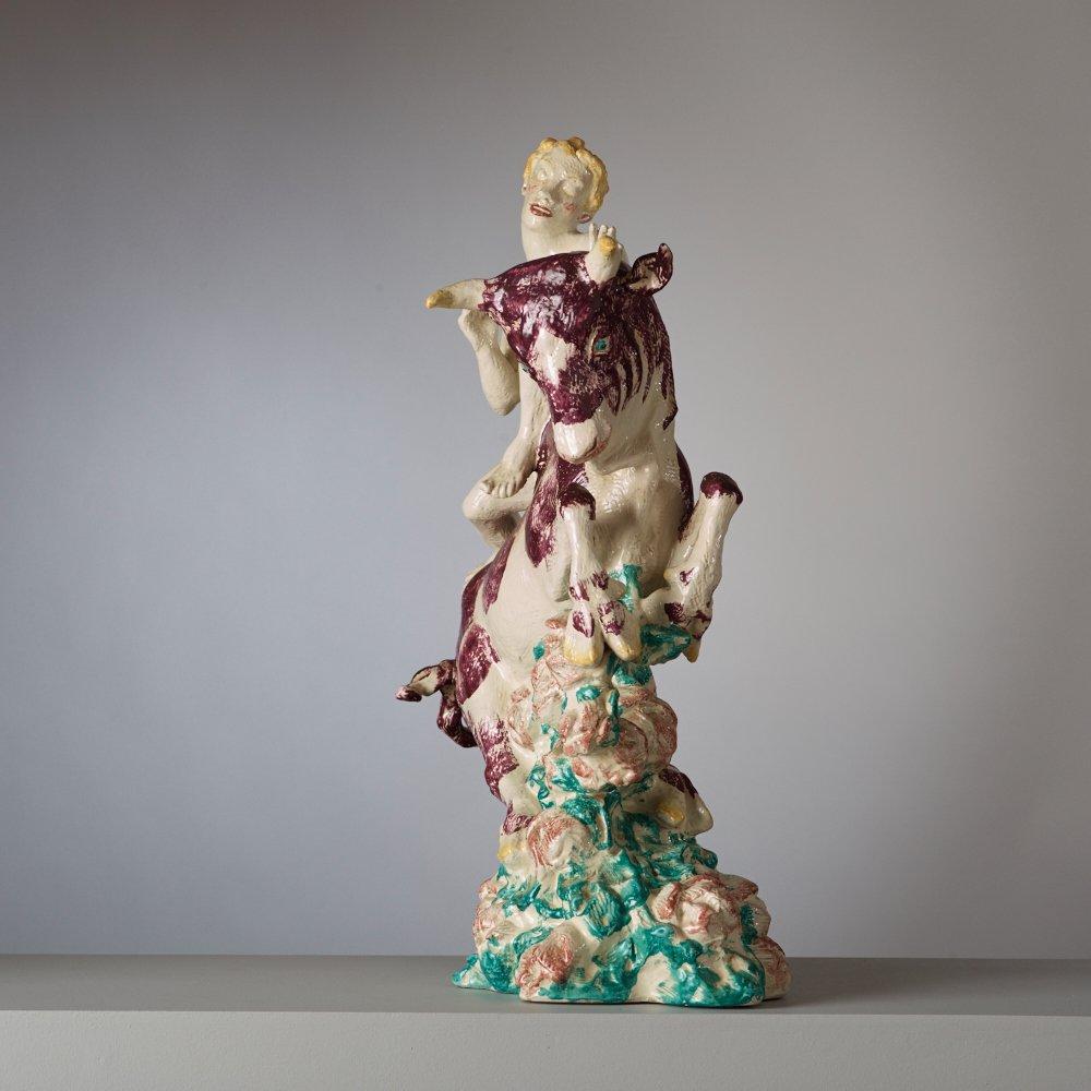 A Jean René Gaugin faience sculpture, Bing & Grøndahl, Denmark.