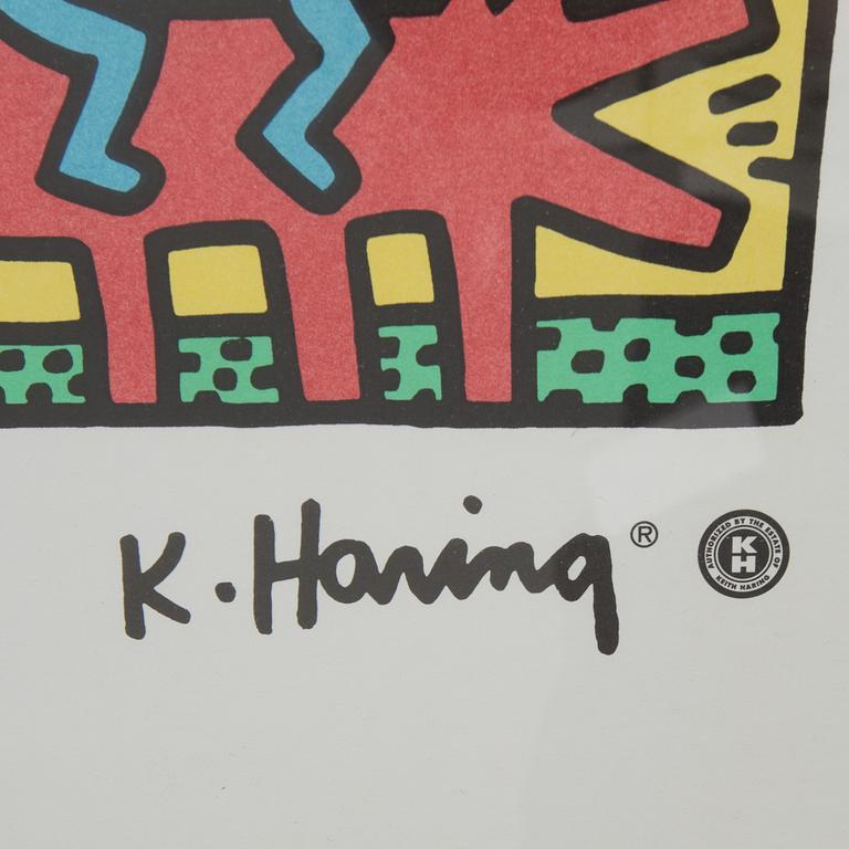 KEITH HARING, efter, affisch.