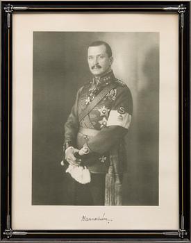 Framed print of Mannerheim, Marshal of Finland. 1940s.