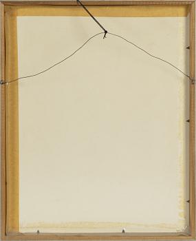 Inge Schiöler, chalk drawing, signed.