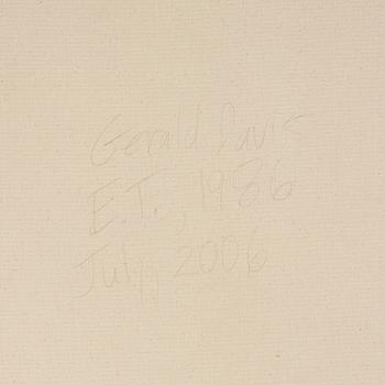 Gerald Davis, canvas signed and dated 2006 verso.