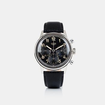 HEUER, kronograf, "Gilt Dial".